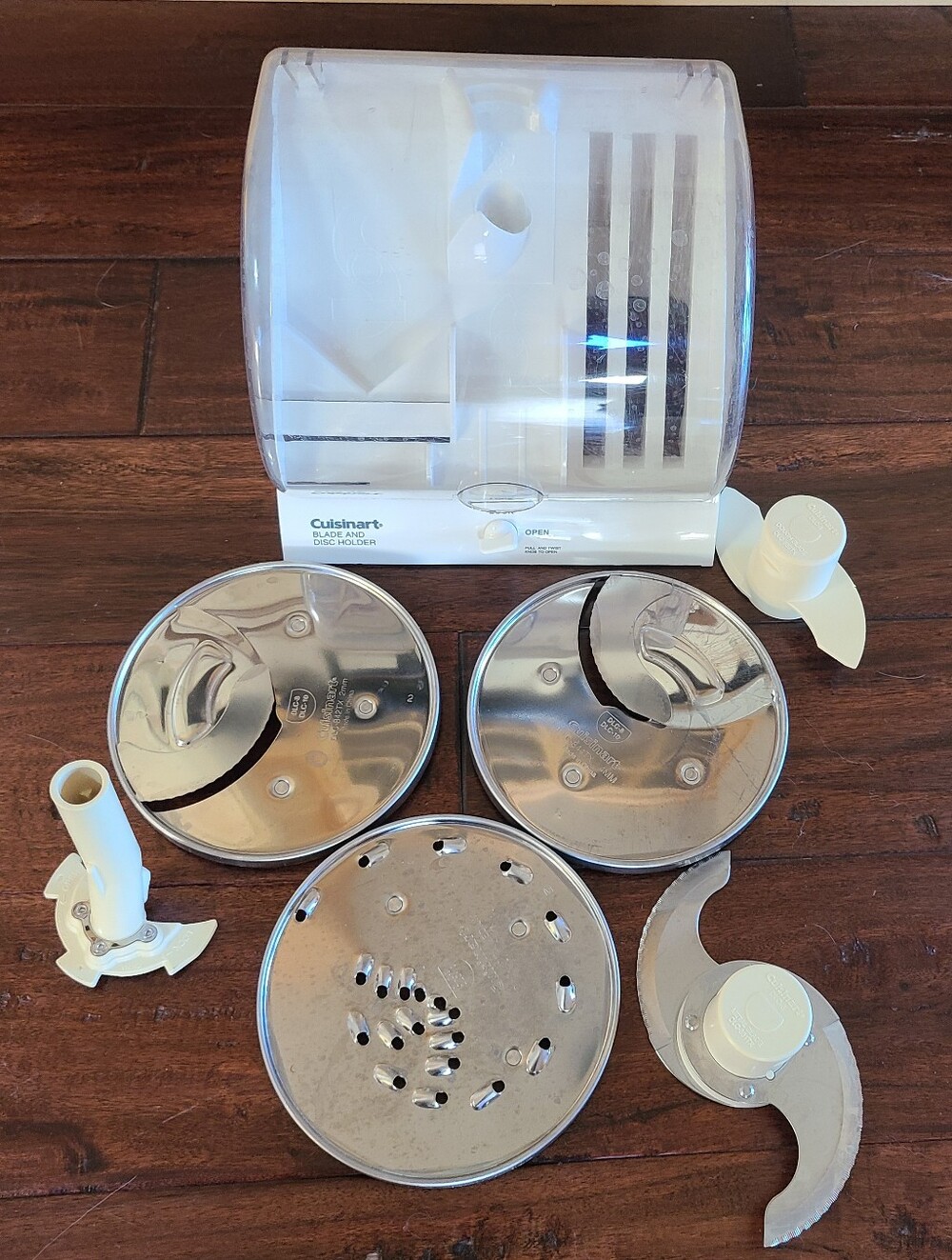 Cuisinart Food Processor Replacement Parts w/Storage Case Attachments